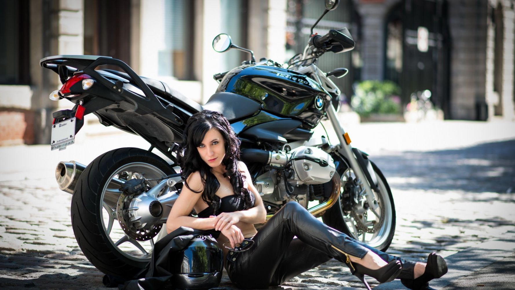 European women on bikes in Austin