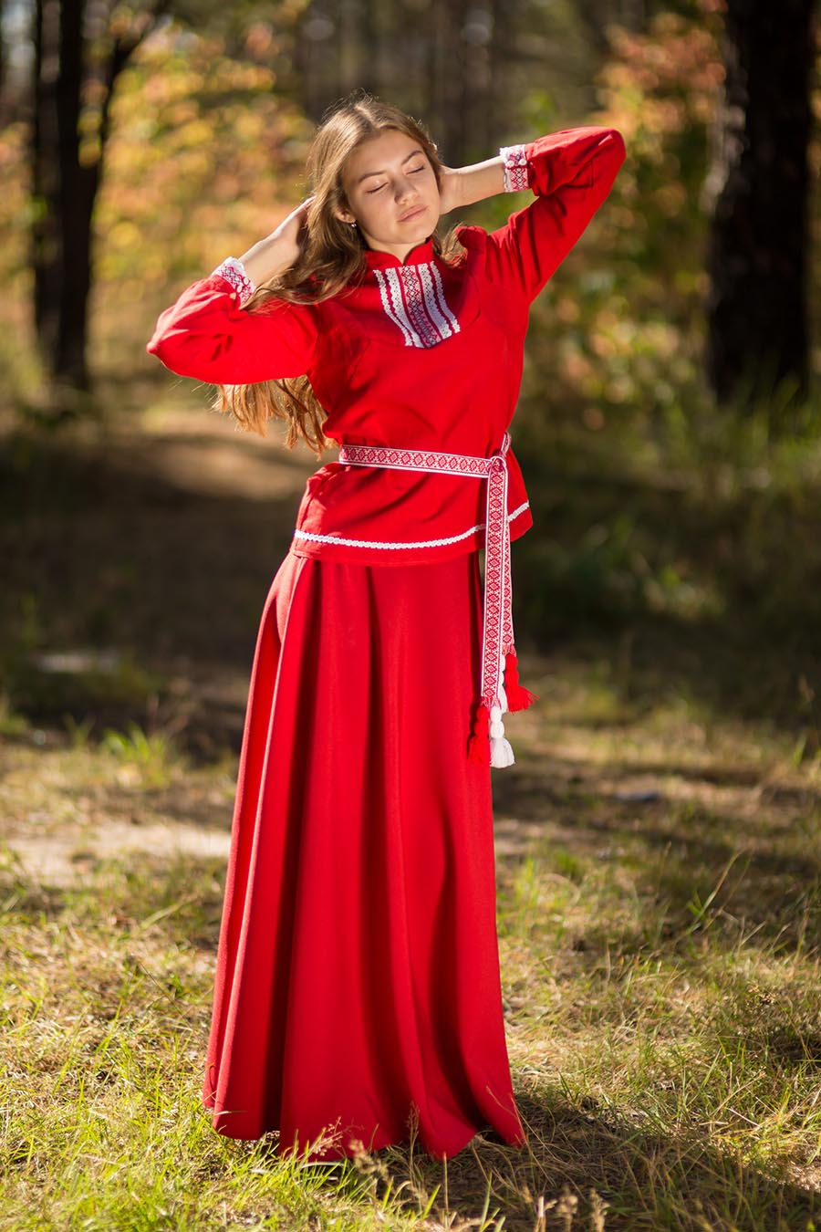 Underwear Women in Slavic costumes in Austin