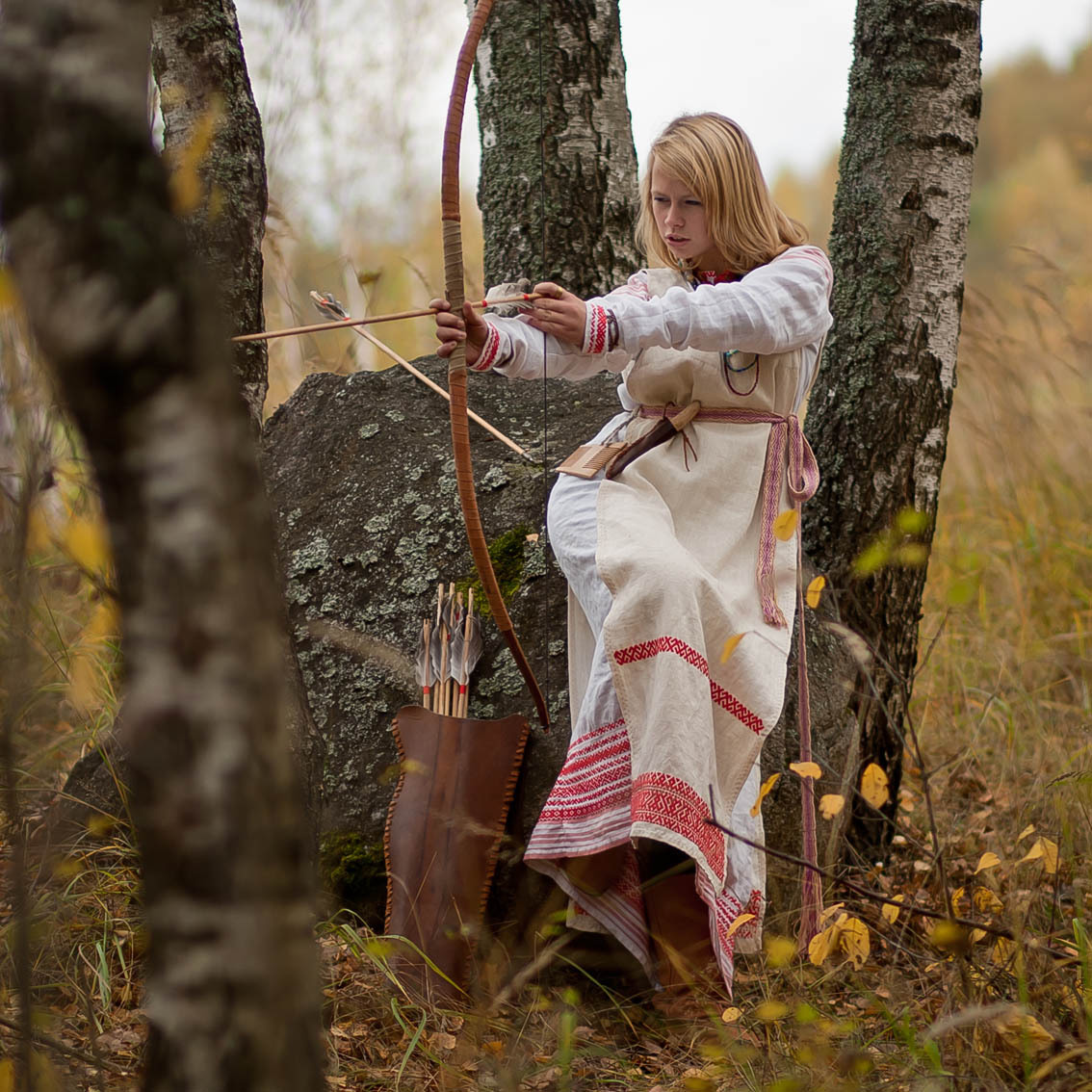 Sexy photo Girls in Slavic costumes in Austin